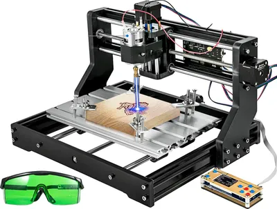 Obrázek produktu pro Gravovací stroj, 3osé řízení, funkce CNC frézky, laser 3018 PRO 0,5 W