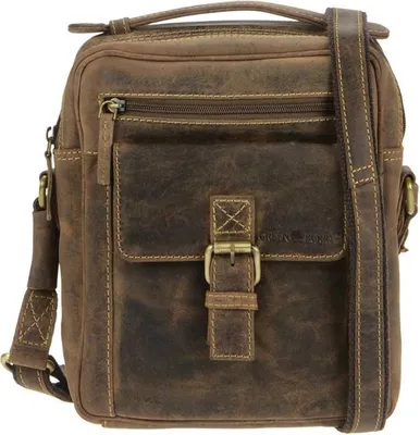Obrázok produktu pre GREENBURRY taška cez rameno Vintage Crossbody Bag Brown hnedá