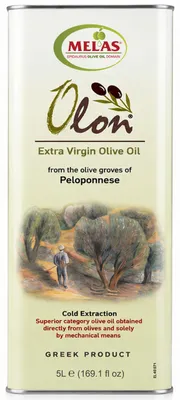 Produktbild von OLON Extra Virgin Olivenöl 5 Liter - aus Griechenland, kaltgepresst, ausgezeichnetes, ausgewogenes Aroma,