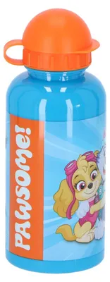 Produktbild von Paw Patrol Wasserflasche Robuste Aluminium Trinkflasche, 400 ml, ideal für Kinder, 17x7x7 cm