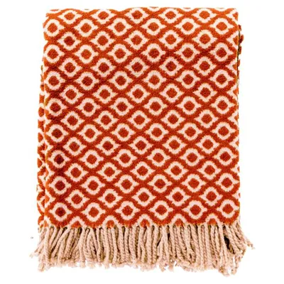 Produktbild von Hoii Plaid 'Isabella' 150 x 200 cm Potters Clay - Orange