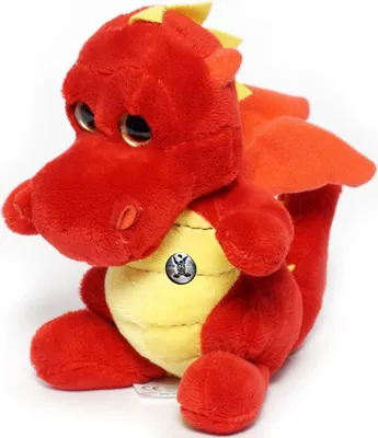 Produktbild von Drache Kuscheltier rot Feuerdrache Plüschtier Dragon Plüschdrache YASUR