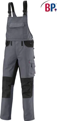 Produktbild von BP® Latzhose - dunkelgrau/schwarz - 46n