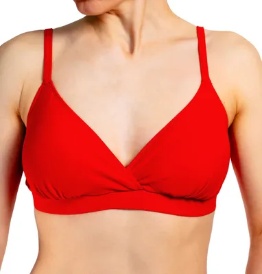 Produktbild von Aquarti Damen Bikini Oberteil, Farbe: Design 042 - Mit Träger / Rot, Größe: 42 - Cup D