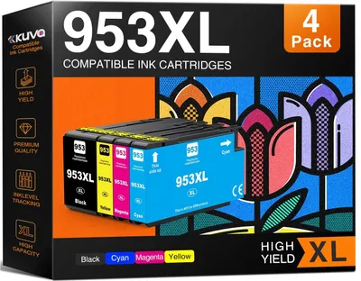 Obrázek produktu pro Sada inkoustových kazet – kompatibilní s HP 953XL – černá, azurová, purpurová, žlutá