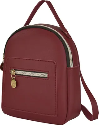 Obrázek produktu pro PU Leder -Rucksack für Frauen Süßes lässiges Tagespack Reißverschluss Taschen Crossbody Cabrio -Umhängetaschen