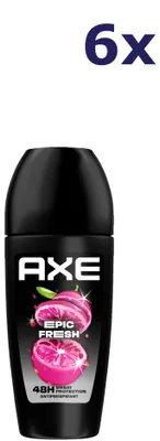 Produktbild von 6x Axe Roll On 50ml Epic Fresh