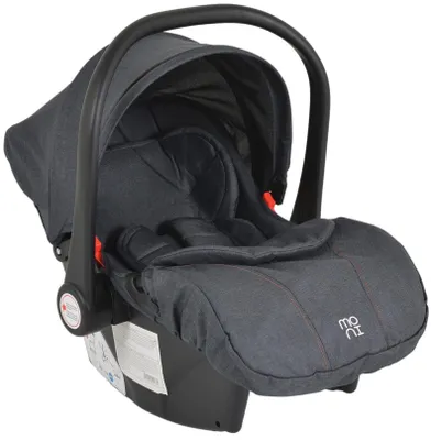 Zdjęcie produktu dla Kosz na dziecko Moni - Trio, I-Size, 40-87 cm, czarny