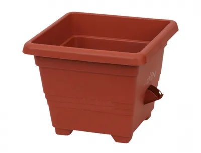 Produktbild von Blumentopf BERGAMOT selbstbewässernder Kunststoff 35x35x28cm
