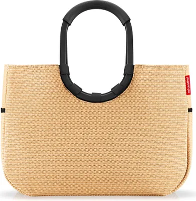 Obrázok produktu pre Reisenthel loopshopper L, Plátená taška, Čierna, Žltá, Hliník, Vzor, Bodový vzor, 25 L