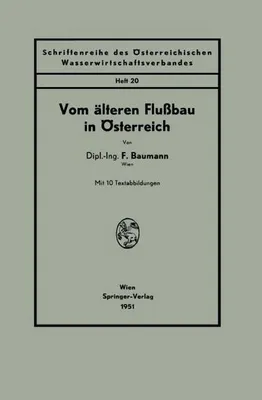 Obrázek produktu pro Vom älteren Flußbau in Österreich