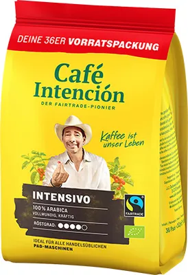 Image de Café Intención Intensivo Dosettes de café, 36 pièces