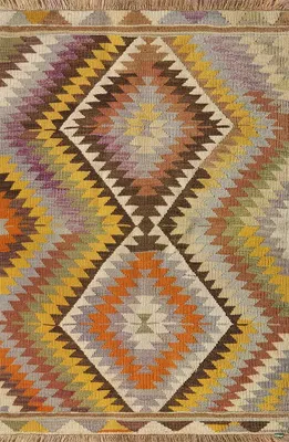 Zdjęcie produktu dla Wycina wykładzina winylowa, wzór etniczny, 78 x 120 cm, antypoślizgowa, idealna do salonu