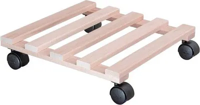 Produktbild von Holztrolley 34x34x8cmBuche Innenraum