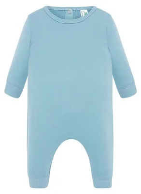 Productafbeelding van JHK - Babyromper met lange mouwen, model LT5247 (maat 74) (lichtblauw)