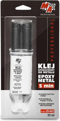 Produktbild von Epoxidmetallkleber 5 Minuten - Bis 20-A43