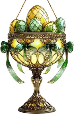 Productafbeelding van Paashanger ketting hanghanger voor binnen, feestelijk