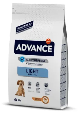 Productafbeelding van ADVANCE CANINE ADULT LIGHT MINI, kip, 3 kg (Nederland)