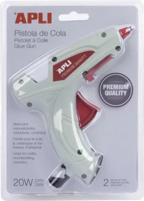 Obrázok produktu pre Lepiaca pištoľ APLI - pištoľ + 2 náhradné tyčinky