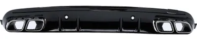 Produktbild von Diffusor für Mercedes C W205 S205 14-20 C63S Look Tipps Nur für AMG Sport Line.