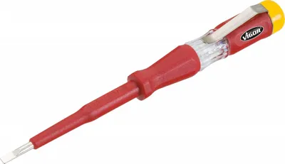 Produktbild von Spannungsprüfer ViGOR V1138 150-250V VDE 0.5x3mm mit Halteclip, Elektrowerkzeug