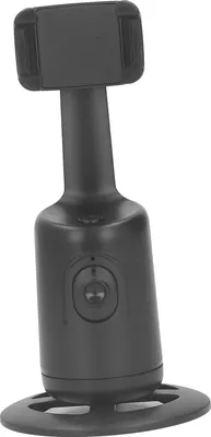 Productafbeelding van Autotelefoonhouder met gezichtsherkenning, 360-graden draaibaar, ABS-behuizing, statief met Bluetooth-afstandsbediening, geschikt voor vloggen, selfies en live-uitzendingen