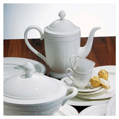 Produktbild von Villeroy & Boch Kaffeekanne Gray Pearl, Porzellan
