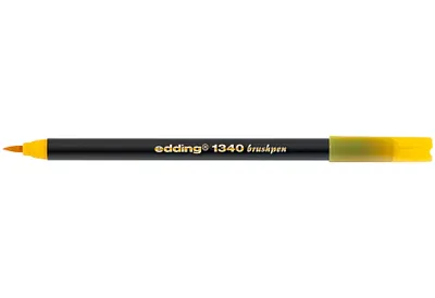 Produktbild von EDDING Fasermaler 1340 Brushpen gelb