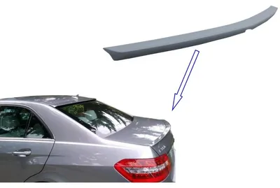 Immagine prodotto di Spoiler posteriore per Mercedes Classe E W212 dal 2009 in poi, design sportivo.