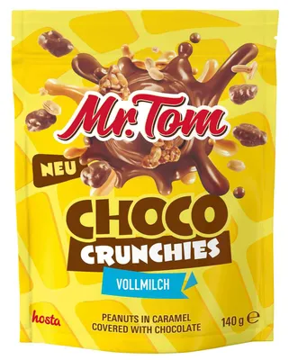 Produktbild von Mr. Tom Choco Crunchies Vollmilch 140g