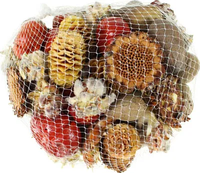 Produktbild von 500g Exotikmix ca 80 Teile getrocknete Blüten Samen Früchte Mischung bunter Mix Herbstdeko