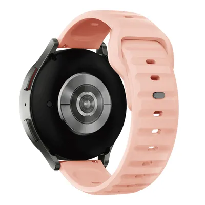 Produktbild von FFO2World 22-mm-Silikonarmband – Für Samsung Galaxy Watch 3/Watch/Gear S3, Garmin Vantage/Vivoactive, Huawei GT 5/6, Xiaomi – rosa