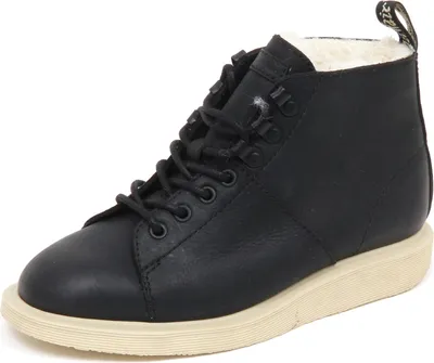 Produktbild von E1272 (ohne Schachtel), Damenschuh, Sneaker mit Fell, Marke DR. MARTENS, Vintage-Sohle