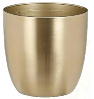 Produktbild von Mica Decorations Pflanzentopf - Metall - gold - 13 x 12cm