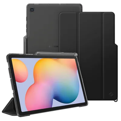 Produktbild von Fintie Hülle für Samsung Galaxy Tab S6 Lite 10.4 2022/2020 SM-P610/P613/P615/P619 - Slim Schutzhülle mit Transparenter Rückseite Abdeckung Cover, Auto Sleep/Wake, Schwarz
