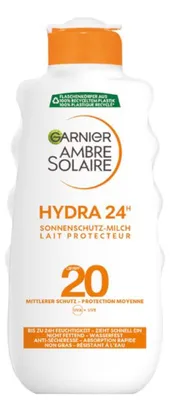 Image de Garnier Ambre Solaire Hydraterende Zonnemelk SPF 20 200 ml