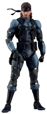 Immagine prodotto di Metal Gear Solid 2: Sons of Liberty - Action figure Figma di Solid Snake - Versione MGS2 - Edizione aggiornata - 16 cm
