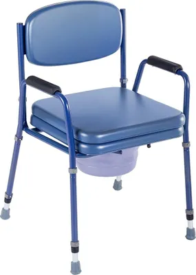 Produktbild von Bett-Toilettenstuhl 3-in-1 Erhöhter Toilettensitz 181 kg Höhenverstellbar