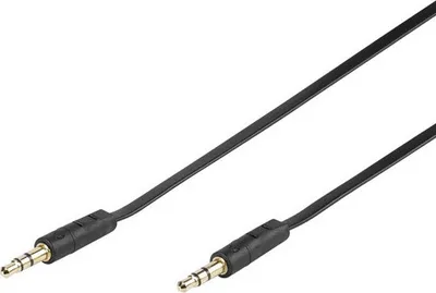Zdjęcie produktu dla ViVanco™41133, 3.5mm, Męska, 3.5mm, Męska, 1,5 m, Czarny