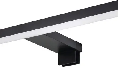 Produktbild von FLAIR LED Spiegelaufsteckleuchte 870 lm 3000 K HxBxT 13,6x50x3,8 cm Rasalas schwarz