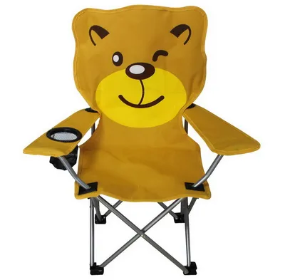 Produktbild von LEX Linder Exclusiv Anglersessel für Kinder mit Getränkehalter MC2504 Motiv: Bär