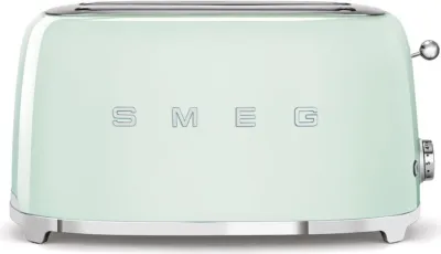 Zdjęcie produktu dla Smeg - Toster na 4 kromki (41x21cm) 50's Retro Style TSF02PGEU Pastelowa Zieleń