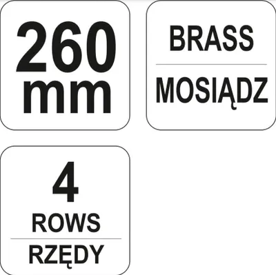 Immagine prodotto di Spazzola manuale 260 mm in ottone