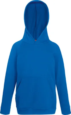 Produktbild von Fruit of the Loom - Kids Lightweight Hooded Sweat - Royal Blue - 128