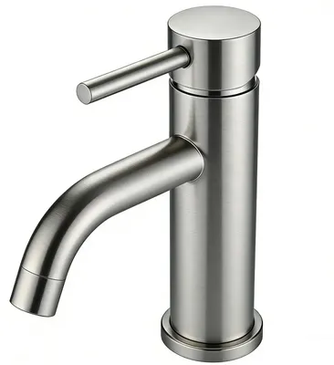 Produktbild von AICA Edelstahl Mischbatterie Waschbeckenmischer Niedriger Waschtischarmatur Wasserhahn Bad Gebürstet