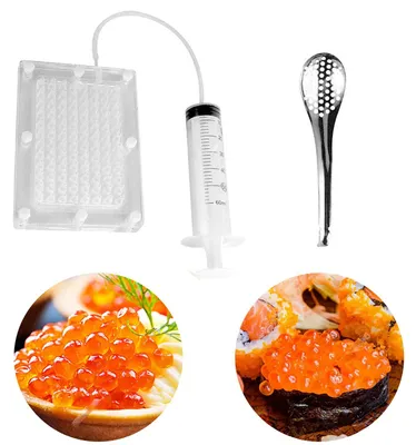 Kaviar-Maker Acryl, 98-Loch-Sphärifikations-Kit für Molekularküche