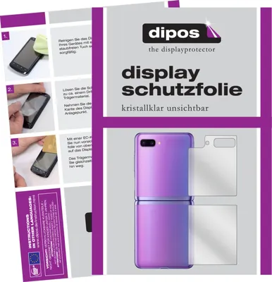 Obrázok produktu pre 6x ochrana displeja pre Samsung Galaxy Z Flip back clear screen protector fólia na ochranu displeja dipos