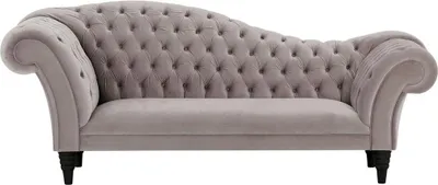 Image de Canapé chaise longue Chester-Velluto 17-black