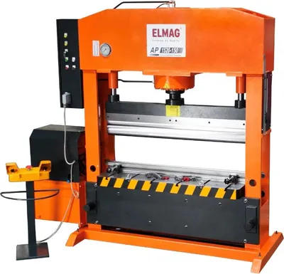 Produktbild von Hydraulische Werkstattpresse mit Abkantvorrichtung PREMIUM WPMAV 150 (D=1020)