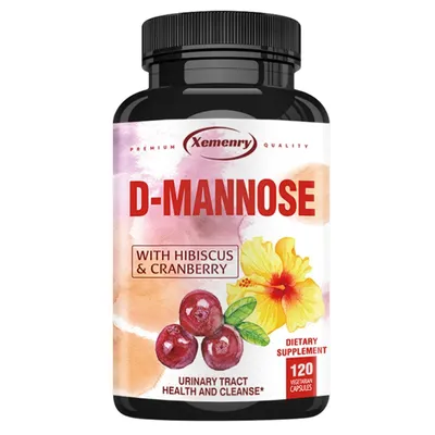 Image de Gélules de D-mannose 1400 mg - Santé des voies urinaires, vessie, foie, soutien digestif